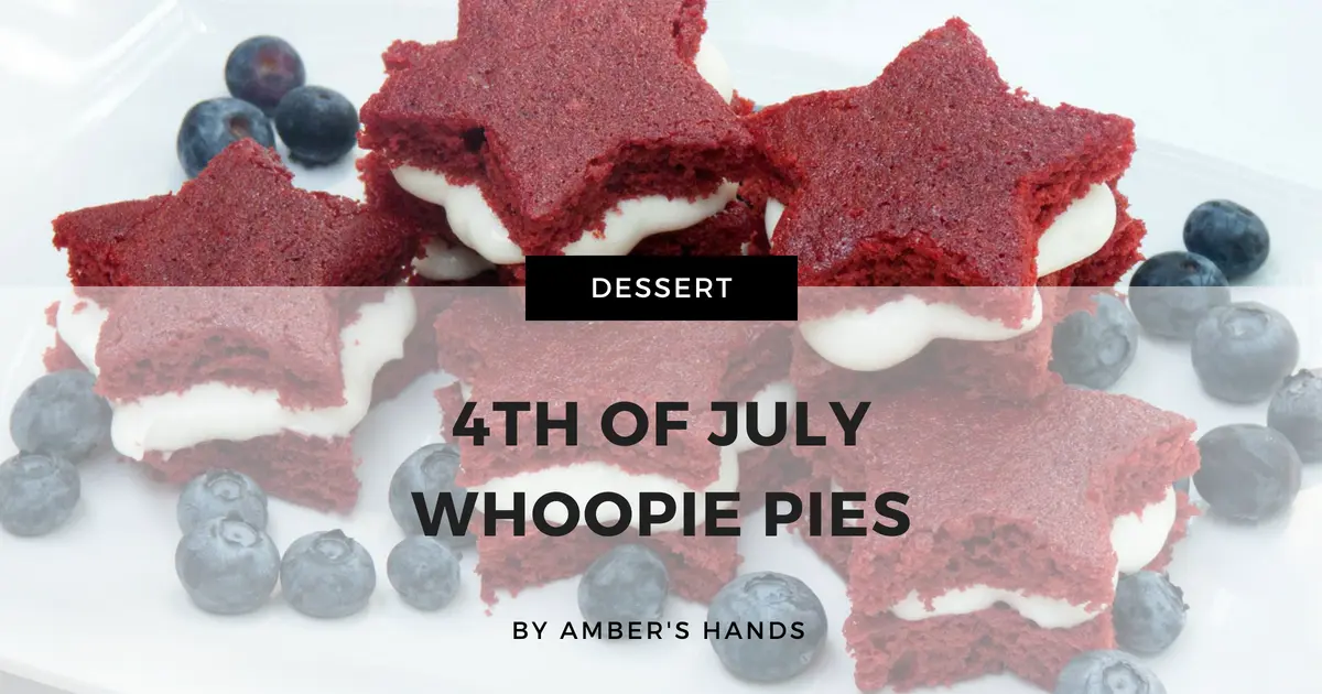 4th of July Whoopie Pies perfect for a patriotic barbecue!