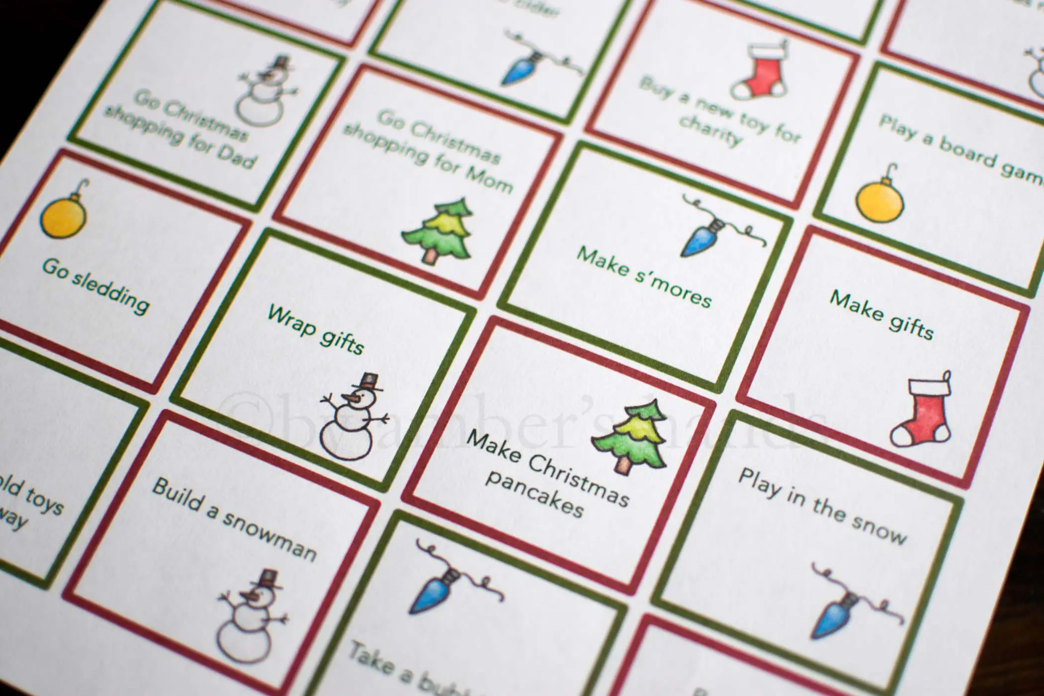 25 Days of Christmas Activities & Printable Activity Calendar